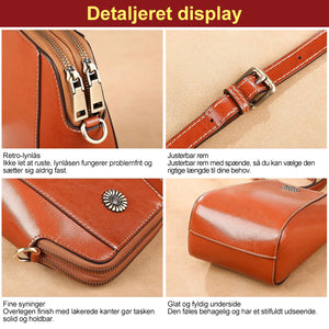 Lodret crossbody-taske med telefon