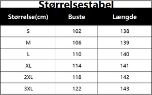 Ensfarvet lommekjole med rund hals Lang kjole