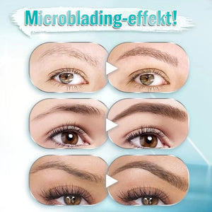 🔥STORT UDSALG - 50% RABAT🔥3D Vandfast Microblading Øjenbrynspen 4 Gaffelspids Tatoveringsblyant (2 stk)