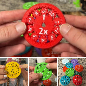 Fidget-spinnere med matematiske fakta