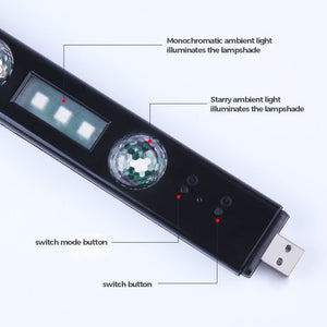 USB genopladelige farverige LED dekorationslys