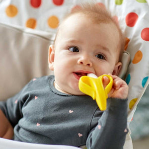 Bananformet babytandbørste