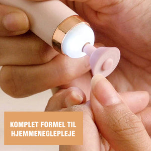 Professionelt manicure-sæt med elektrisk neglemaskine