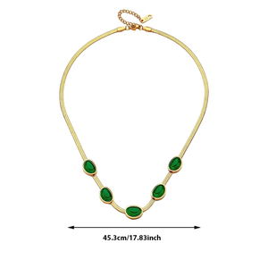 Emerald Necklace Bracelet