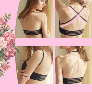 Lace Stropløs Snøre Bandeau