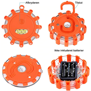 Magnetisk bil advarselslampe til nødsituationer