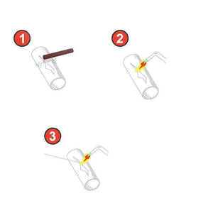 Solution Welding Flux-Cored Rods