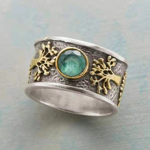 Tree of life vintage ring