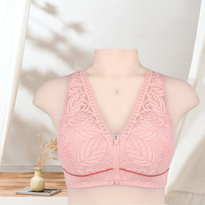 Front Zipper Lace Underwear