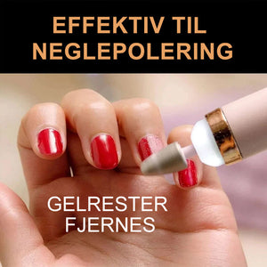 Professionelt manicure-sæt med elektrisk neglemaskine