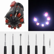 Indlæs billede til gallerivisning 8 Screwdrivers in 1 Tool with Worklight and Flashlight
