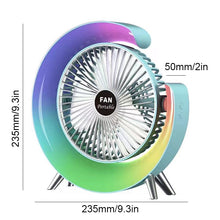 Indlæs billede til gallerivisning Lydløs USB ventilator til kontor og soveværelse
