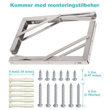 Indlæs billede til gallerivisning Foldbart trekantet skillevægsbeslag
