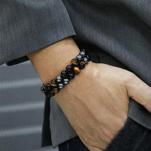 Indlæs billede til gallerivisning Double-layered Gemstone Bracelet
