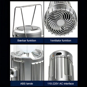 🎐Solar ventilator lys