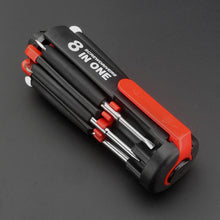 Indlæs billede til gallerivisning 8 Screwdrivers in 1 Tool with Worklight and Flashlight
