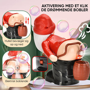 🎅🫧Sjove julemand boble blæser maskine