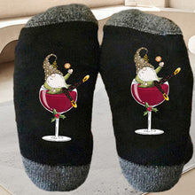 Indlæs billede til gallerivisning Gnome Wine Glass Unisex Crew Socks
