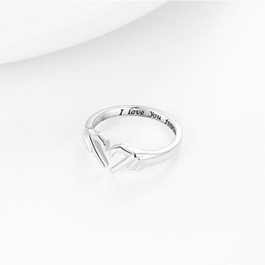 Til min smukke datter – I Love You Forever- Ring