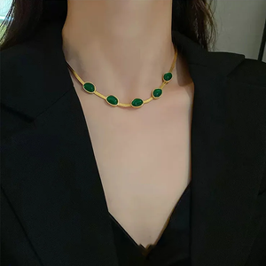 Emerald Necklace Bracelet