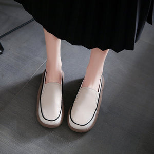 Platform Colorblock Loafers