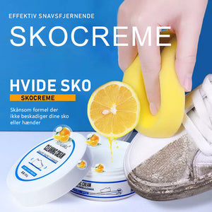 Snavsfjernende skocreme