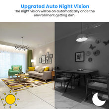 Indlæs billede til gallerivisning Opgraderet Mini WIFI kamera med vidvinkel
